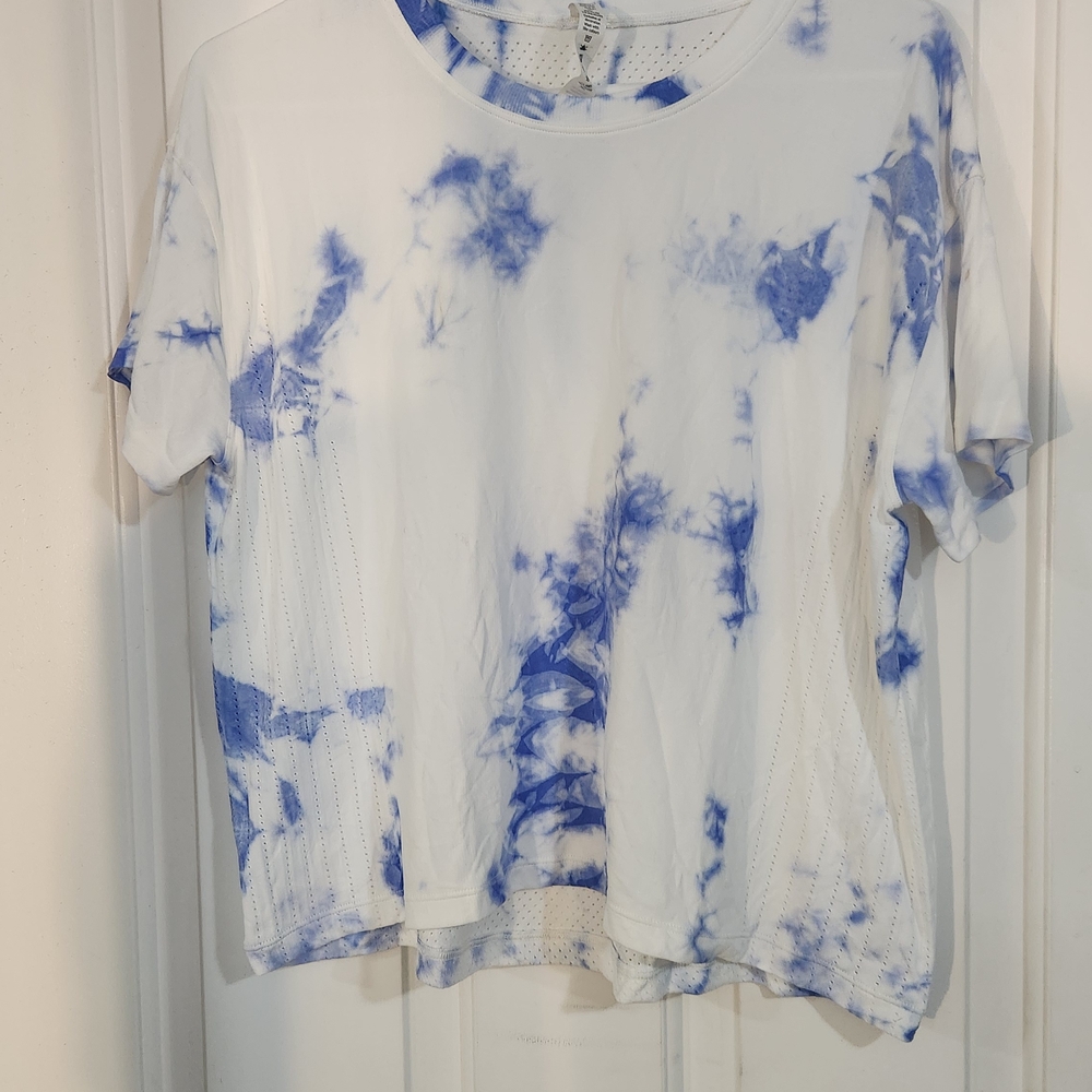 Blue Tie-Dye Women's Top